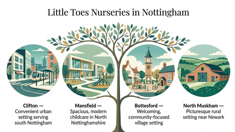 Little Toes four nurseries in nottingham 