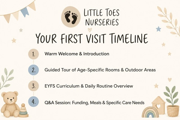 first visit timeline at little toes
