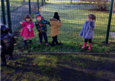 children playing at our north muskham nursery